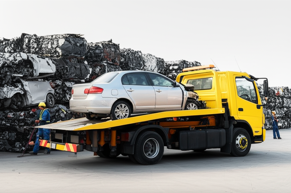 Auto recycling faciliteit